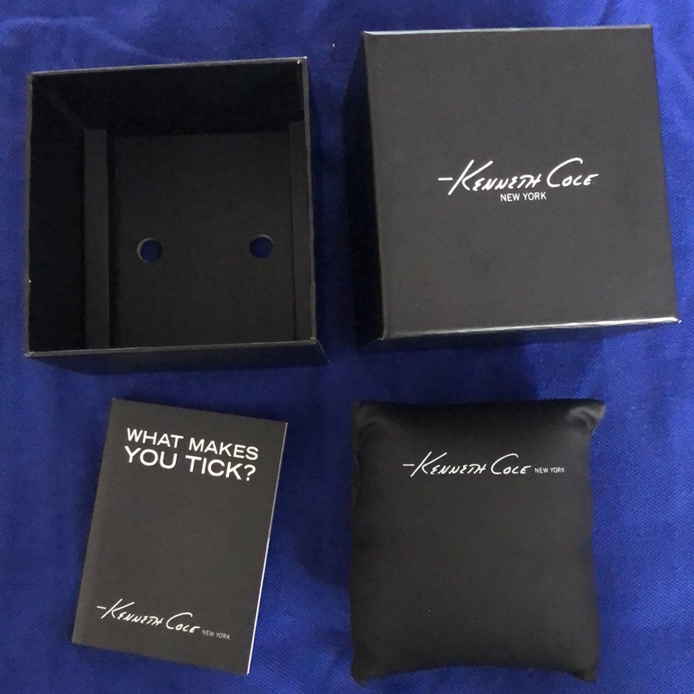 Authentic KENNETH COLE NEW YORK watch box.